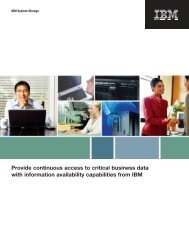 Provide continuous access to critical business data with ... - IBM