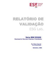RELATÓRIO DE VALIDAÇÃO VALIDAÇÃO ESG Lab. - IBM