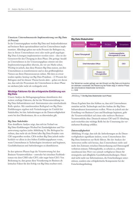 Studie "Analytics: Big Data in der Praxis" - IBM