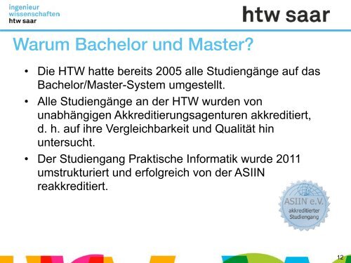 Der Bachelor-Studiengang Praktische Informatik - Prof. Dr.-Ing ...