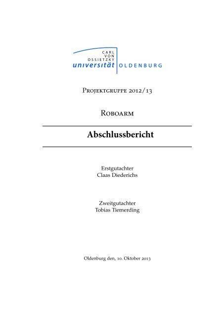 Abschlussbericht Universitat Oldenburg