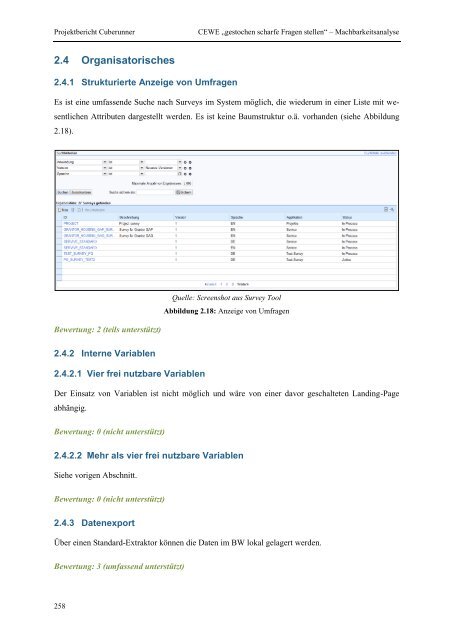 Projektgruppe Business Intelligence Applications and Evaluation ...