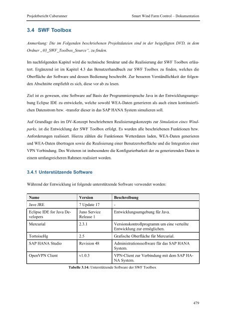 Projektgruppe Business Intelligence Applications and Evaluation ...