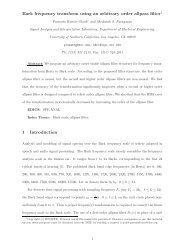 Bark frequency transform using an arbitrary order allpass filter1 1 ...