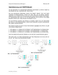 Hybridisierung und VSEPR-Modell - Www User Uni Bremen