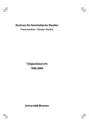 Zentrum für feministische Studien Tätigkeitsbericht 1998-2000 ...