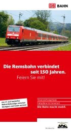 150 Jahre Remsbahn - Flyer
