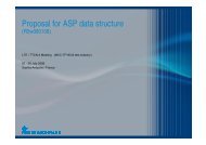 Proposal for ASP data structure - 3GPP