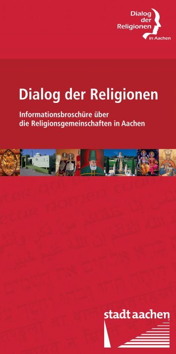 Broschüre zum Dialog der Religionen - Stadt Aachen