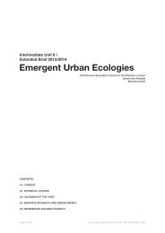 Emergent Urban Ecologies - Architectural Association School of ...