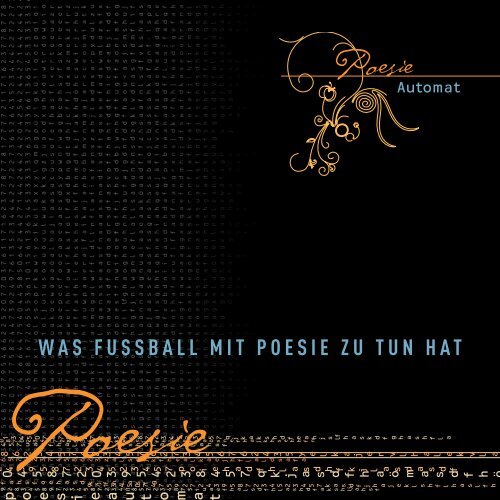 Poesie-Automat für die FIFA Fussball-Weltmeisterschaft 2006™