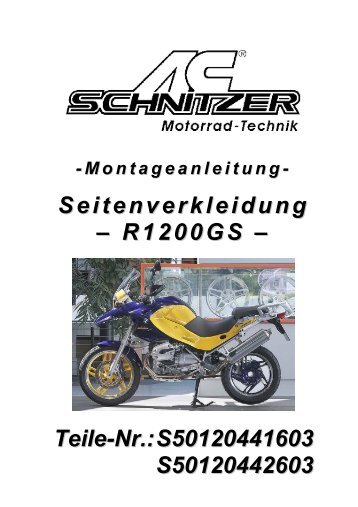 Seitenverkleidung – R1200GS – Teile-Nr ... - AC Schnitzer