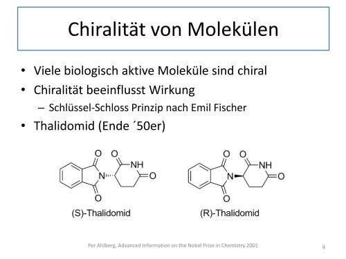 Nobelpreis Chemie 2001