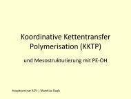 KKTP und Mesostrukturierung mit PE-OH