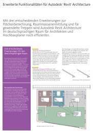 Erweiterte Funktionalitäten für Autodesk® Revit® Architecture Mit ...