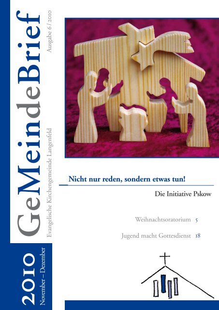 November – Dezember 2010 - Evangelische Kirchengemeinde ...