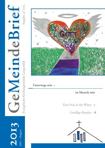 Evangelische Kirchengemeinde Langenfeld A usgabe 4 / 2013 ist ...