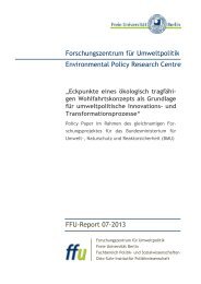 FFU-Report 07-2013 - Dokumentenserver der Freien Universität Berlin