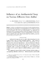 Influence of an Antibacterial Soap on Various Effluents from Axillae