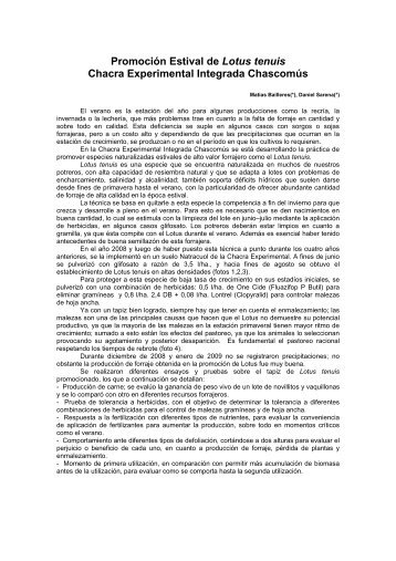 Promocion Lotus tenuis.pdf - INTA