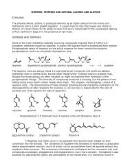 ISOPRENE, TERPENES AND NATURAL ALKENES AND ALKYNES ...