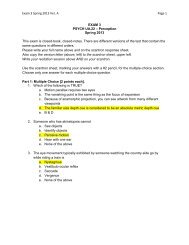 Exam 3 Spring 2013 Ver. A Page 1 EXAM 3 PSYCH UA.22 ...