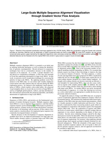 Large-Scale Multiple Sequence Alignment Visualization through ...