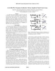 A 4.2 GHz PLL Frequency Synthesizer with an Adaptively Tuned ...