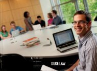 Duke Law viewbook 2013 - Duke University School of Law