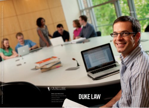 Duke Law viewbook 2013 - Duke University School of Law