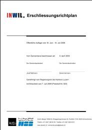 Erschliessungsrichtplan - Gemeinde Inwil