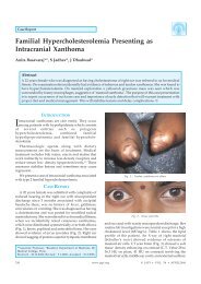 Familial Hypercholesterolemia Presenting as Intracranial Xanthoma