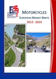 “Motorcycles: European Market Briefs 2013-2014”. - Export.gov