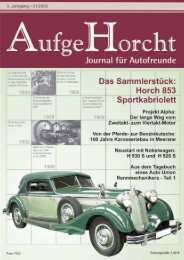Das Sammlerstück Horch 853 Sportkabriolett - AufgeHorcht