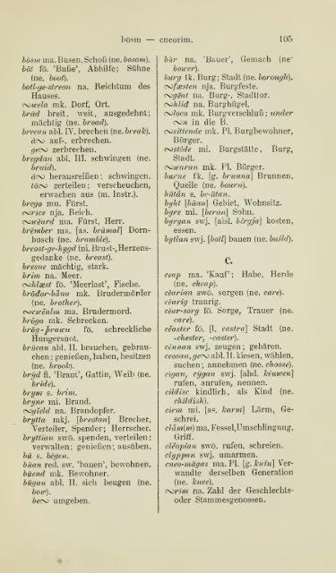 Die ältere Genesis. [The text of the Junius Manuscript of Caedmon's ...