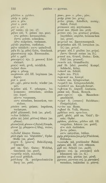 Die ältere Genesis. [The text of the Junius Manuscript of Caedmon's ...