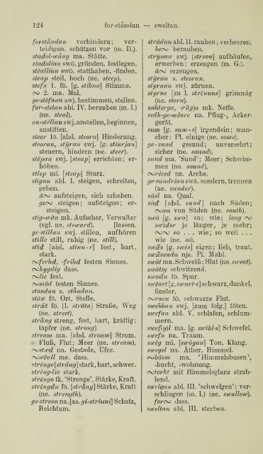 Die ältere Genesis. [The text of the Junius Manuscript of Caedmon's ...