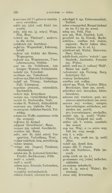 Die ältere Genesis. [The text of the Junius Manuscript of Caedmon's ...