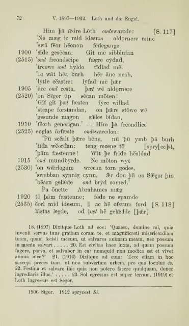 Die ältere Genesis. [The text of the Junius Manuscript of Caedmon's ...