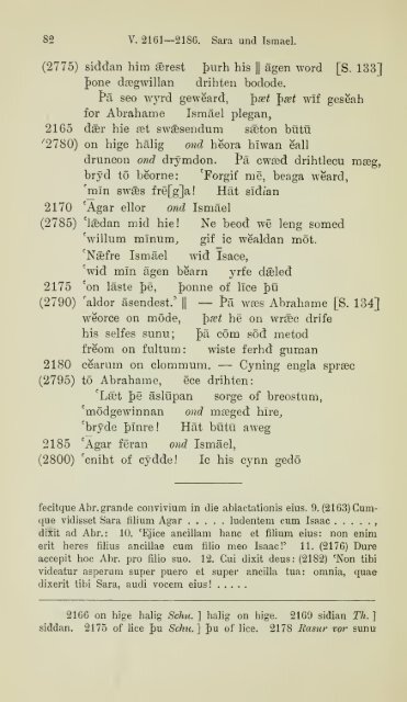 Die ältere Genesis. [The text of the Junius Manuscript of Caedmon's ...
