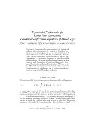 Exponential Dichotomies for Linear Non-autonomous - School of ...