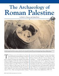 The Archaeology of Roman Palestine - Smu - Southern Methodist ...