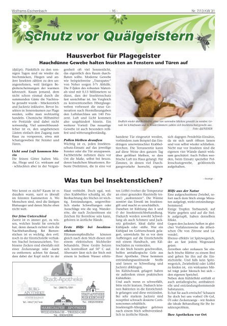 Amtsblatt August 2013 - Stadt Wolframs-Eschenbach