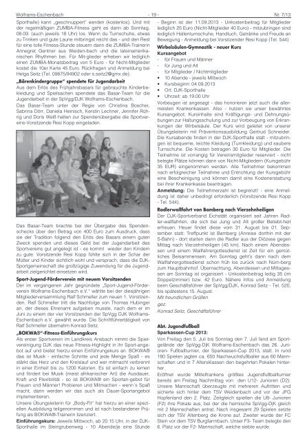 Amtsblatt August 2013 - Stadt Wolframs-Eschenbach