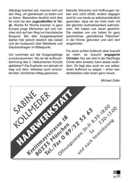 Aktuelle Pfarrbrief Nr. 148 01/13 - von April 2013 ... - Pfarrei St. Benno