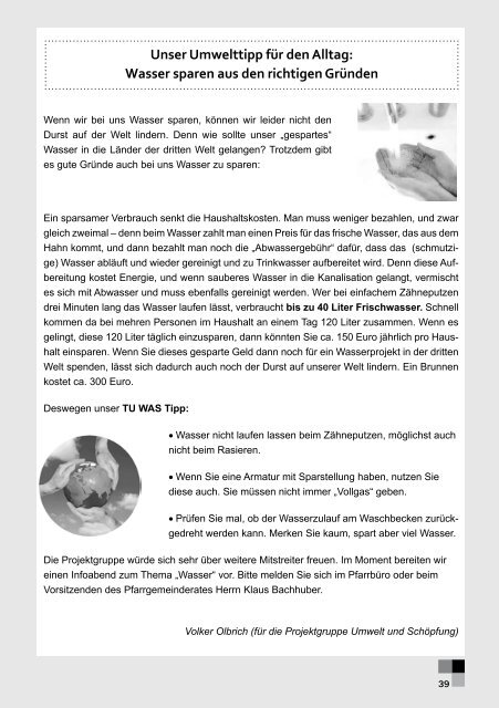 Aktuelle Pfarrbrief Nr. 148 01/13 - von April 2013 ... - Pfarrei St. Benno