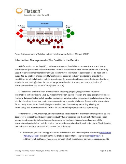 Advancing Interoperability for the Capital Projects ... - iRINGToday