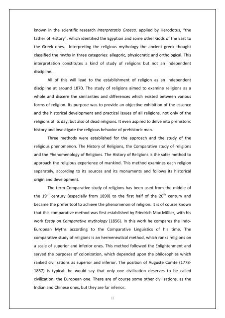 The study of Religions in Greece: a case of transition