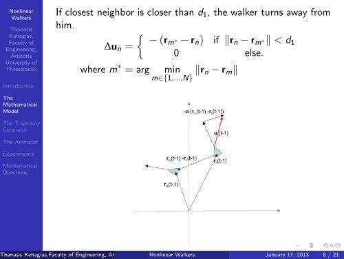Nonlinear Walkers