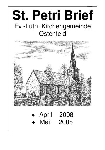 April-Mai 2008 - Kirchengemeinde Ostenfeld